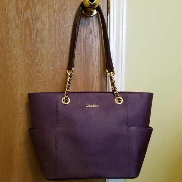 calvin klein lavender purse